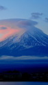 怪獣雲と富士山。