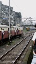 インド ムンバイの通勤風景