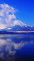 冬富士・山中湖より
