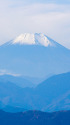 高尾山から望む富士山