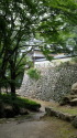 備中松山城の五の平櫓と石垣