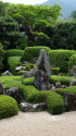 頼久寺庭園の石組