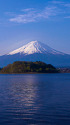 春の富士山・河口湖より