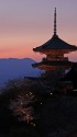 清水寺からの夕景