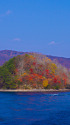 桧原湖の紅葉