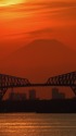 富士山とゲートブリッジのコラボ