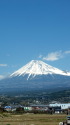 新幹線の車窓から見た富士山