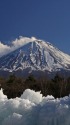 氷瀑の富士
