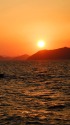 八代海に沈む夕陽