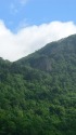 層雲峡の急峻な山