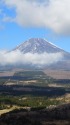 雲間の富士山