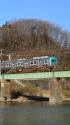 鉄橋を渡る上毛電鉄700型