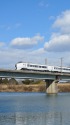 鉄橋を行くスーパーひたち651系