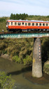 いすみ鉄道キハ52と懐かしい橋梁