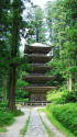 国宝羽黒山五重塔