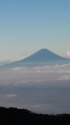 八ヶ岳より朝富士