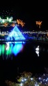 水辺のクリスマスイルミ