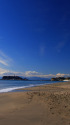 冬の湘南海岸