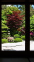 月照寺の緑あふれる庭