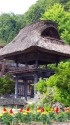 茅葺きの山門 行徳寺