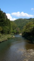 立久恵峡の神戸川