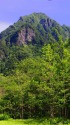 岳沢湿原から望む六百山