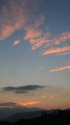 夕焼けの南アルプス