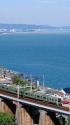 海とE217系電車