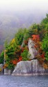 中禅寺湖・八丁出島の紅葉