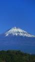 晩秋の富士山・新東名高速より