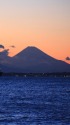 日没の東京湾