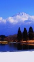 田貫湖から見る富士山