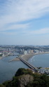 藤沢市街と湘南の海
