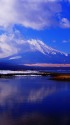 冬の富士山・山中湖より