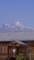 三代校舎と八ヶ岳連峰