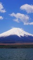 春の富士山 ～山中湖より～
