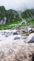 千畳敷カール・夏の雪渓