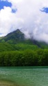 夏雲かかる焼岳