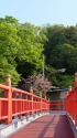 赤い歩道橋