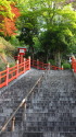 足利織姫神社の石段