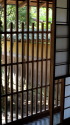 遠山記念館の格子窓