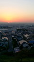 トヨタの夕日
