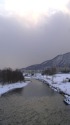 雪景 豊平川