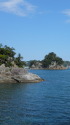 下田湾の犬走島と雁島