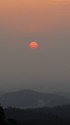 根引峠からの夕日
