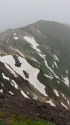 雨の小蓮華山