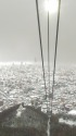 藻岩山から 冬の札幌
