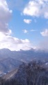 藻岩山から 雲が寄って