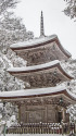 雪の那谷寺