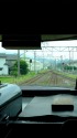 いしづち号の運転室展望